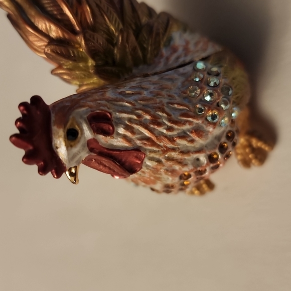 Vintage Rooster Trinket Box - Picture 7 of 7